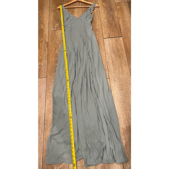 Show Me Your Mumu Womens XXS Jenn Maxi Sleeveless Dress Backless Sage Green NWT - Picture 6 of 11